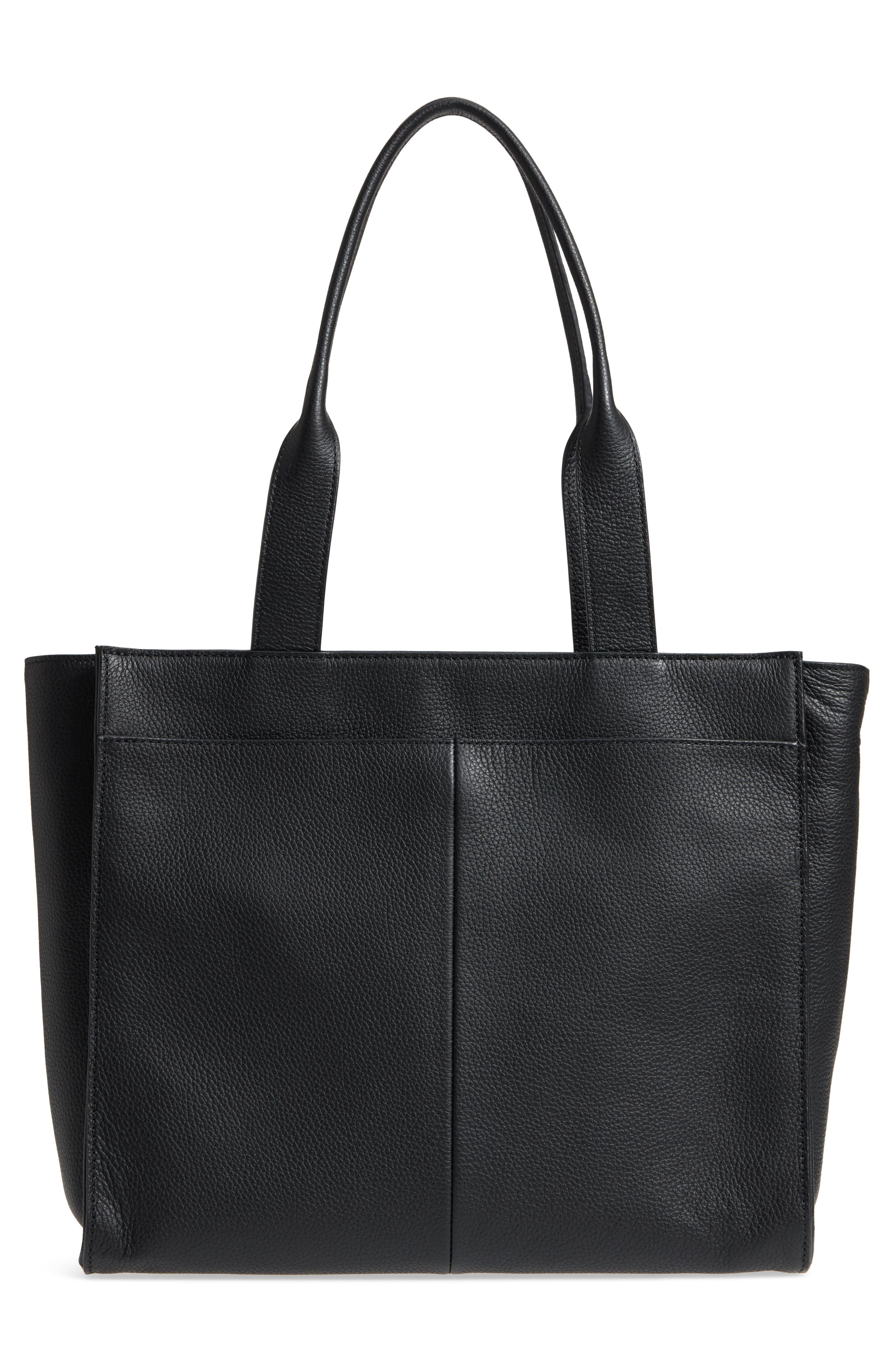 Nordstrom Finn Pebbled Leather Tote, Alternate, color, 