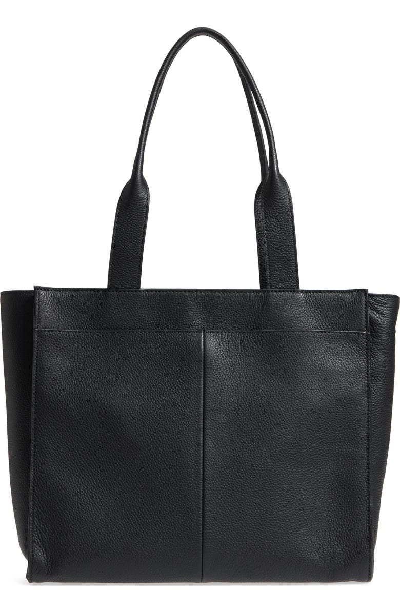 Nordstrom Finn Pebbled Leather Tote, Alternate, color,