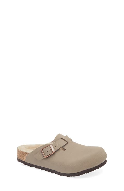 Kids' Boston Varsity Genuine Shearling Lined Clog (Toddler & Little Kid)