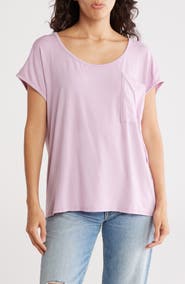 GO COUTURE Round Neck Dolman Sleeve Top