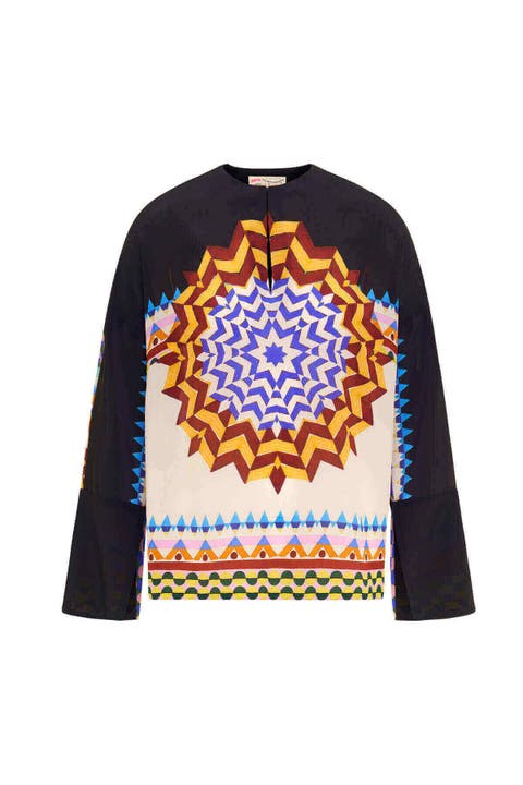 Printed Silk Tunic