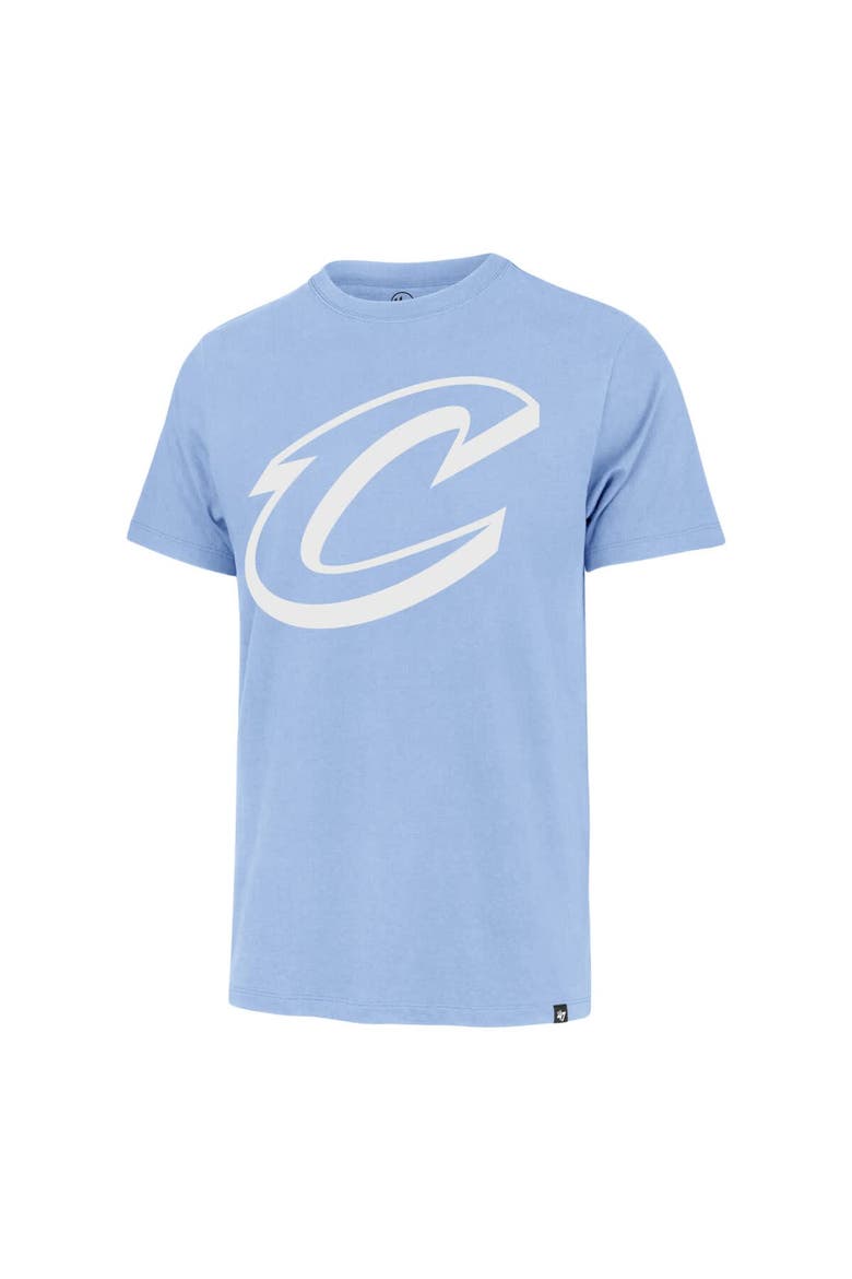 Men's '47  Light Blue Cleveland Cavaliers Franklin T-Shirt, Alternate, color, Light Blue