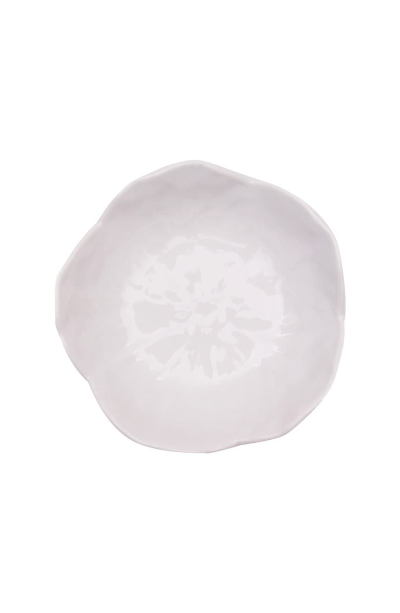 C&F Home White Cabbage Leaf Set of 4 Serving Bowl Dishes 5.1", Main, color, White