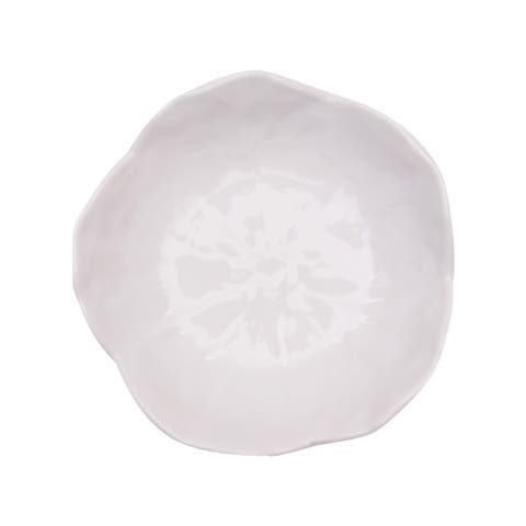 White Cabbage Leaf Set of 4 Serving Bowl Dishes 5.1"