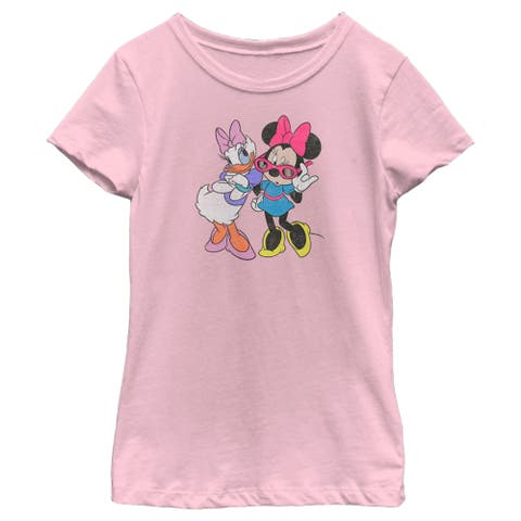 Girl's Mickey & Friends Minnie and Daisy  Graphic T-Shirt
