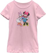 Mickey & Friends Girl's Mickey & Friends Minnie and Daisy  Graphic T-Shirt
