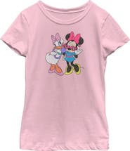 Mickey & Friends Girl's Mickey & Friends Minnie and Daisy  Graphic T-Shirt