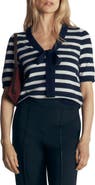 Boden Felicity Bow Cotton & Cashmere Sweater