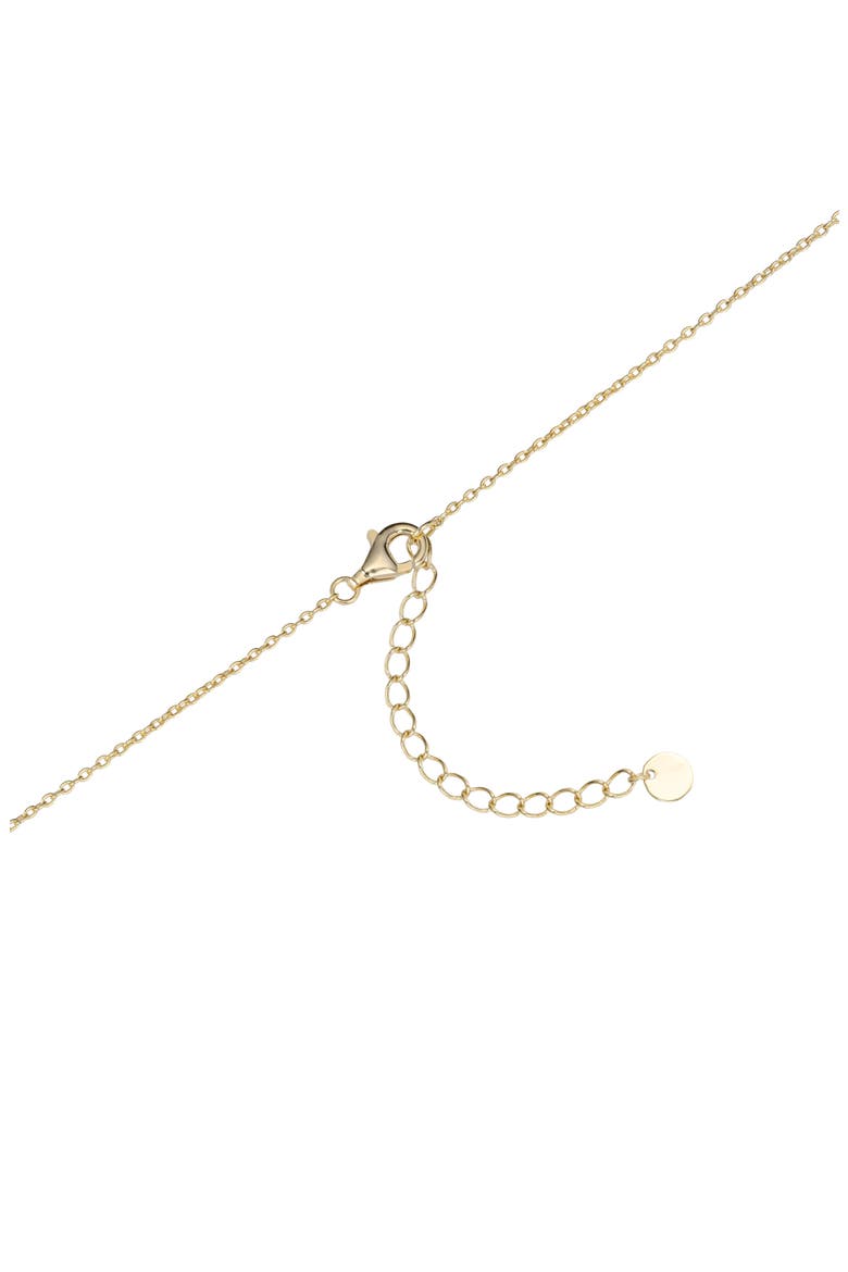 Pavé Interlock Oval Pendant Necklace, Alternate, color, GOLD