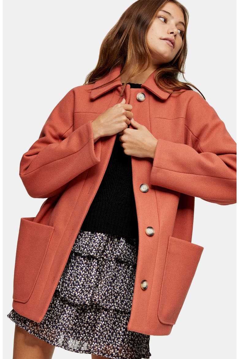 Oregon Car Coat, Alternate, color, RUST