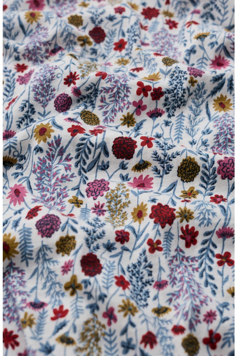 Studio Glass Organic Cotton Top, Alternate, color, WILD BORDERS CHALK