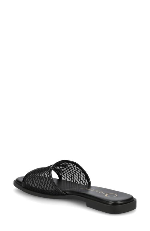 Journee Collection Breckley Flat Slide Sandal In Black