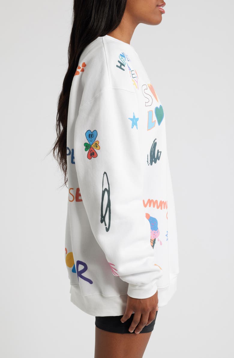 THE MAYFAIR GROUP Somebody Loves You Sweatshirt, Alternate, color, 