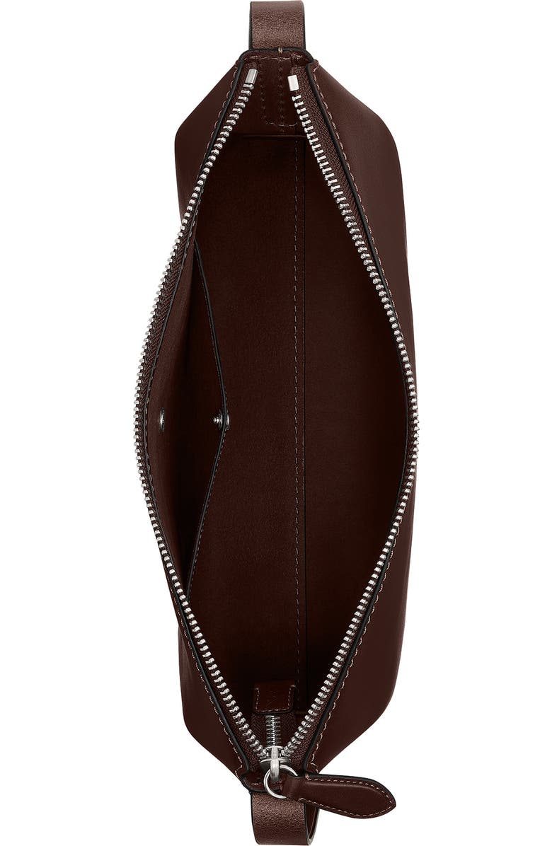 COACH Mott Leather Messenger Bag, Alternate, color, Maple