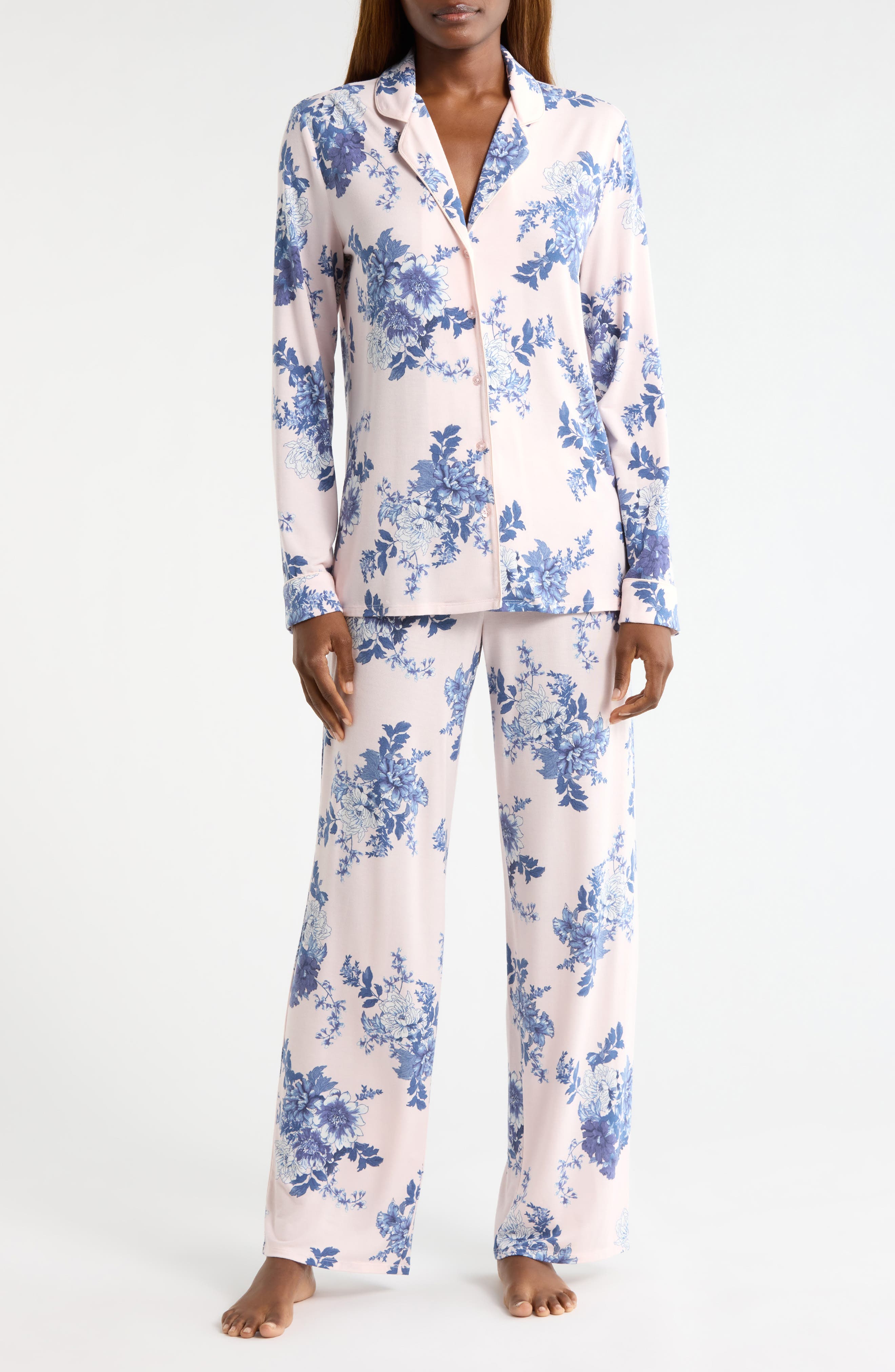 PINK- BLUE PRIMAVERA FLORAL