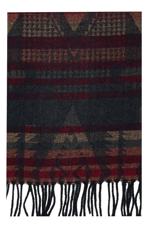 Vince Camuto Feathersoft Geometric Jacquard Wrap Scarf In Multi