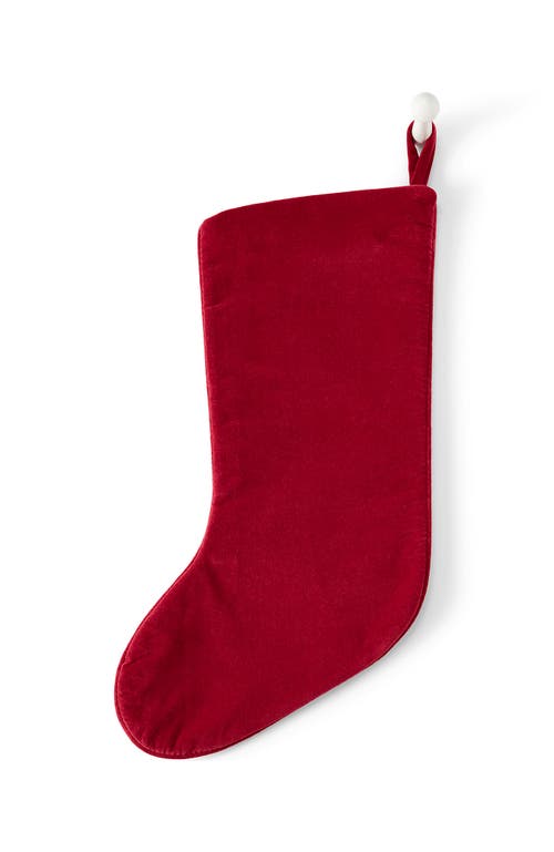 Lands' End Needlepoint Personalized Christmas Stocking In Multi