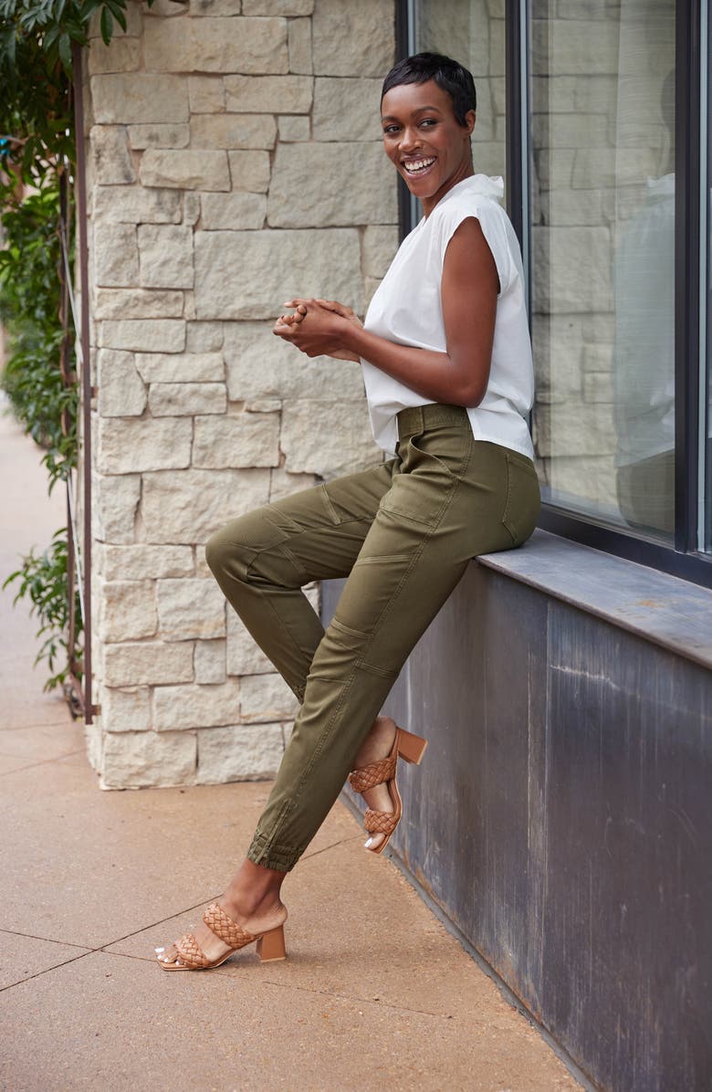 Stretch Twill Jogger Pants