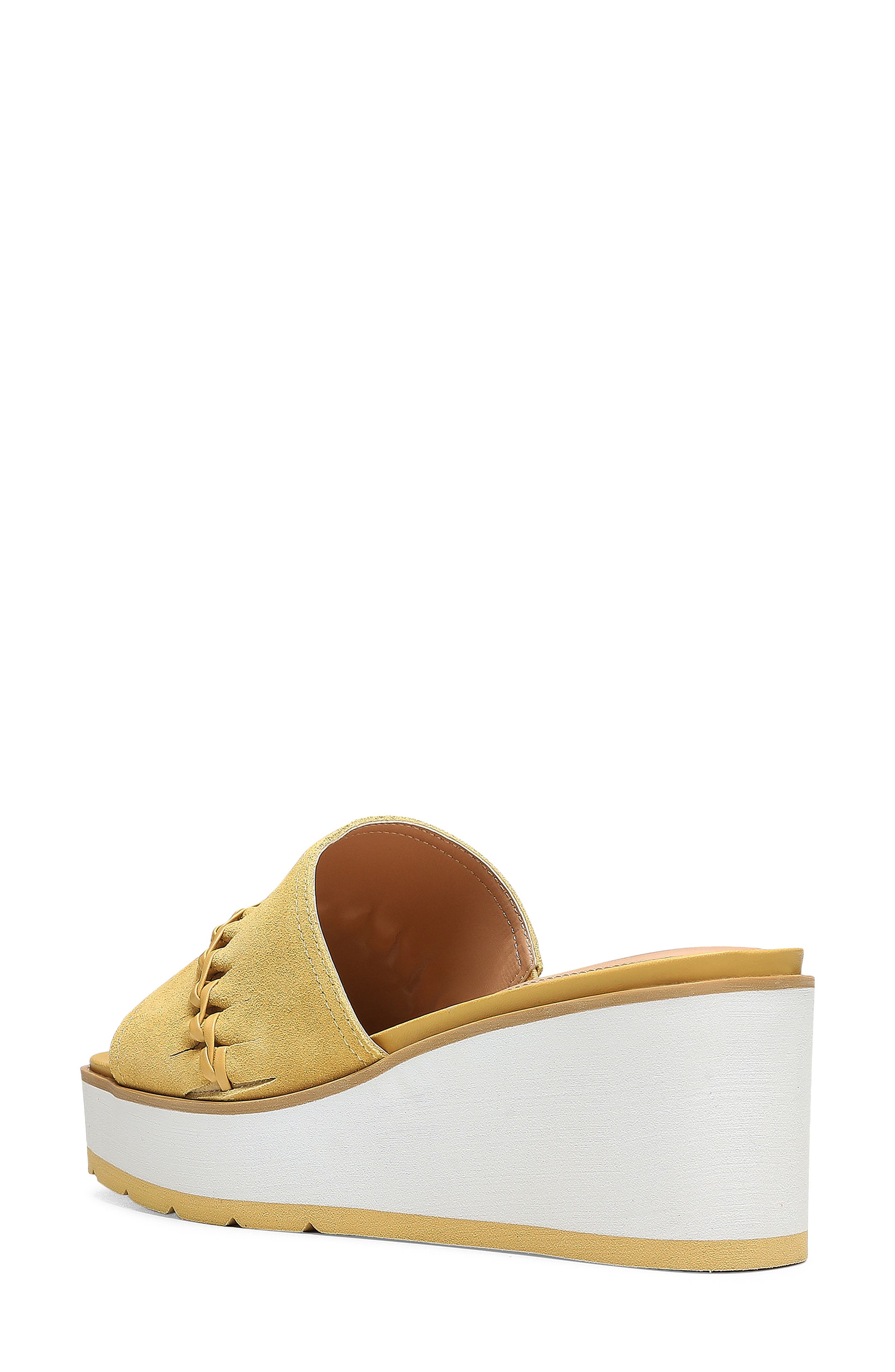 Rory Wedge Sandal, Alternate, color, HONEY GOLD