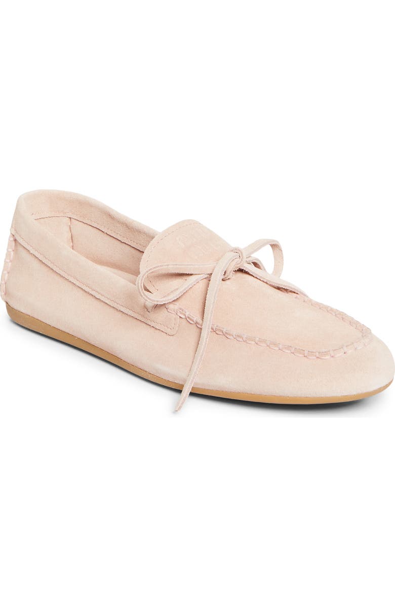 Miu Miu Boat Shoe Flat, Main, color, Beige
