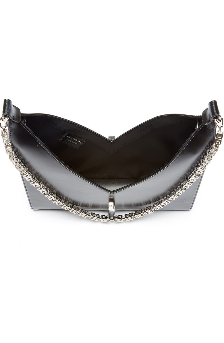 Givenchy Small Cutout Chain Strap Leather Crossbody Bag, Alternate, color,