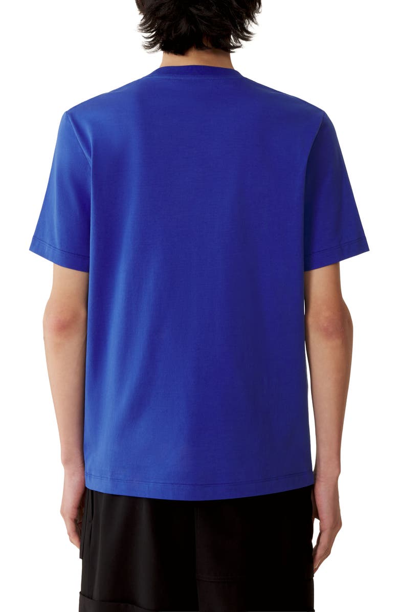 Lanvin Printed Lanvin Signature Label T-Shirt, Alternate, color, Pale Blue