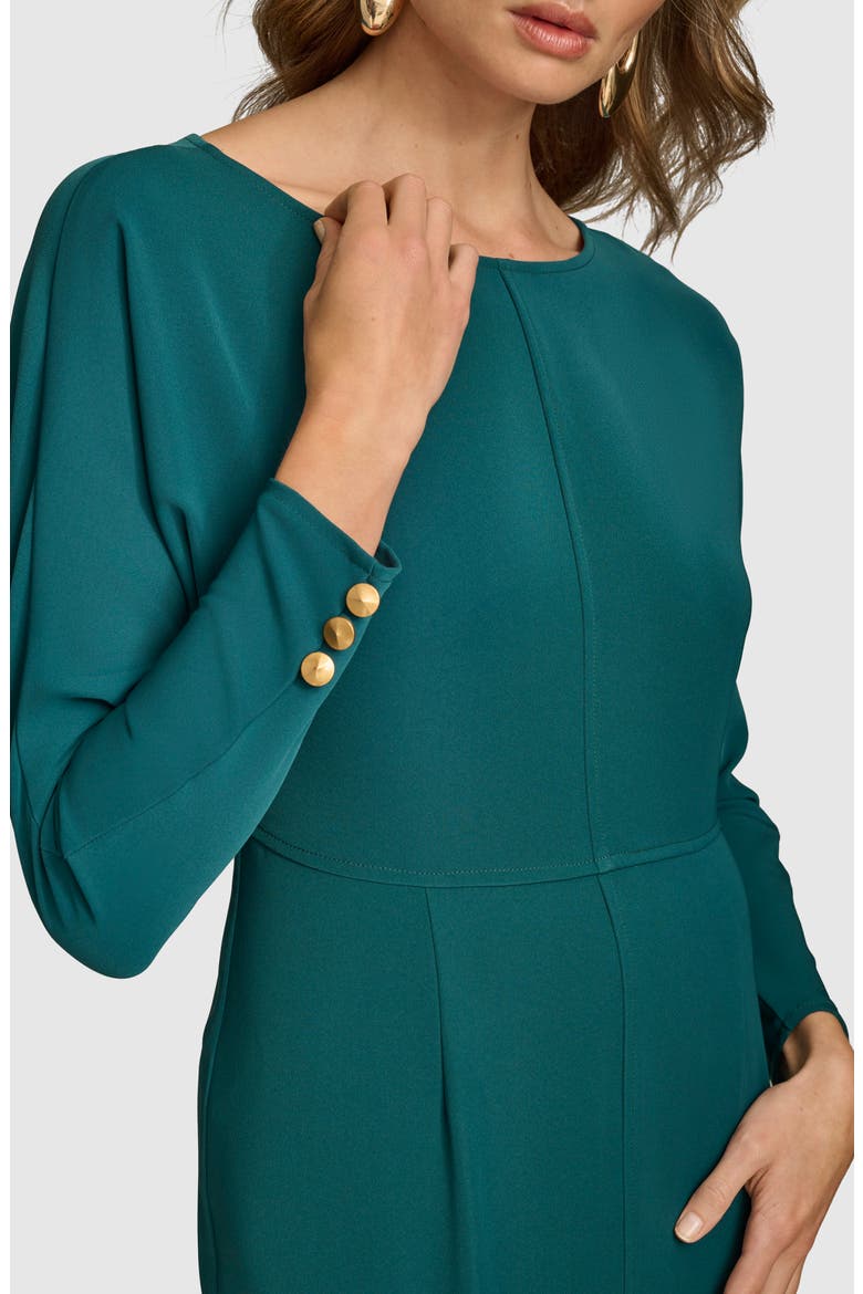 Bracelet Sleeve Sheath Dress, Alternate, color, SPRUCE