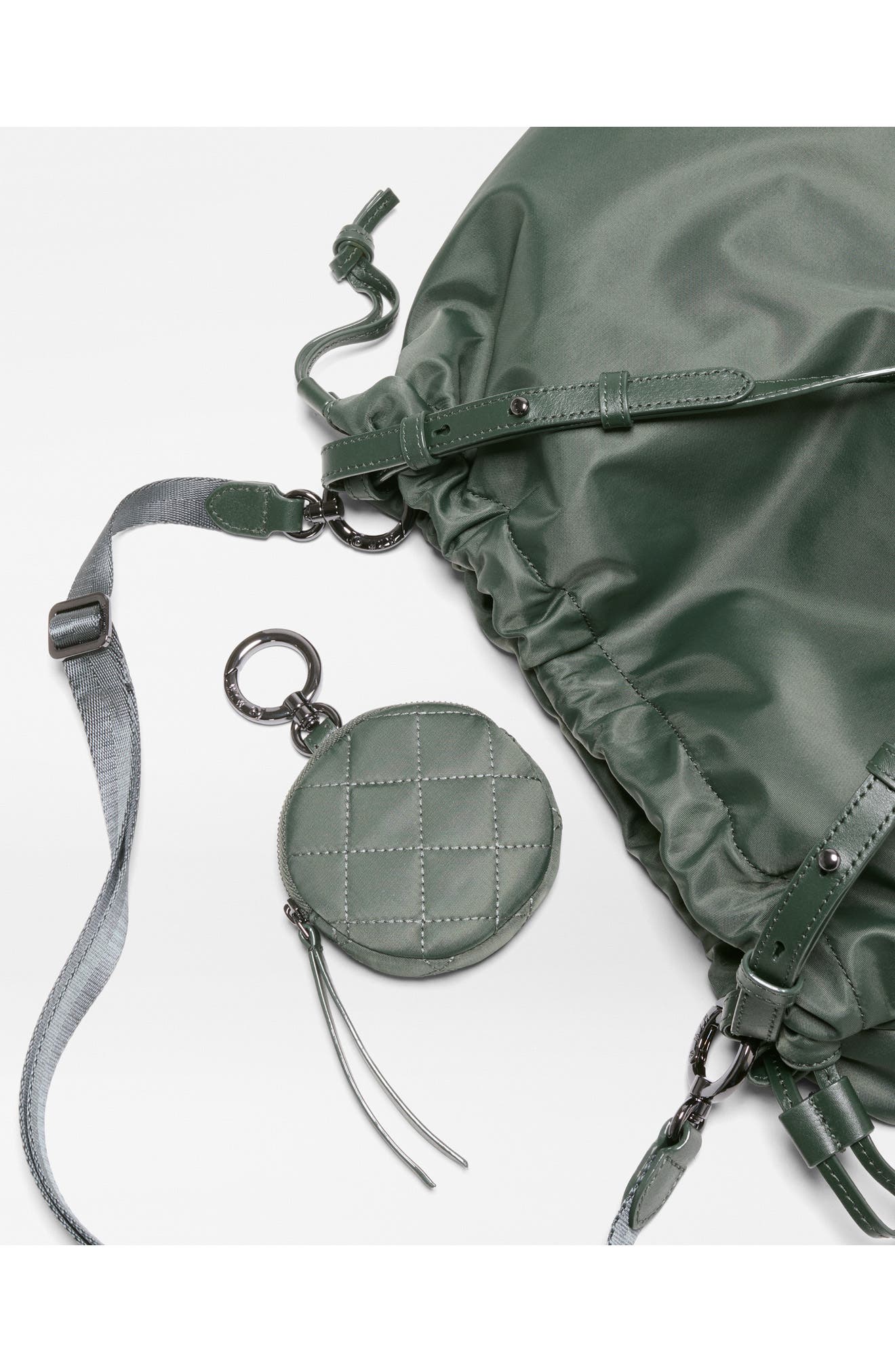 Waverly Nylon Shoulder Bag, Alternate, color, JUNIPER
