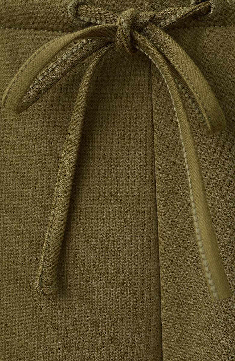 MANGO Straight Leg Knit Pants, Alternate, color, Khaki