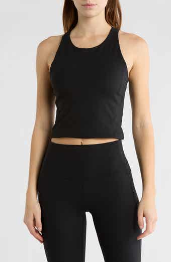90 DEGREE BY REFLEX Lux Racerback Crop Tank