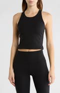 90 DEGREE BY REFLEX Lux Racerback Crop Tank