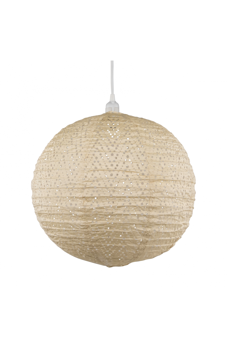 Allsop Home & Garden Soji Stella Nova Chevron - Indoor / Outdoor Pendant Lamp, Main, color, Pearl