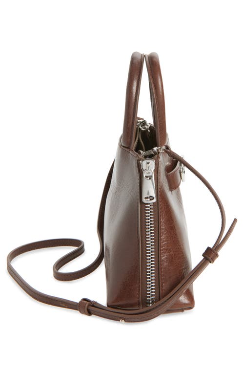 Coperni Mini Data Leather Top Handle Bag