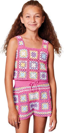 Kids' Square Woven Tank & Shorts Set