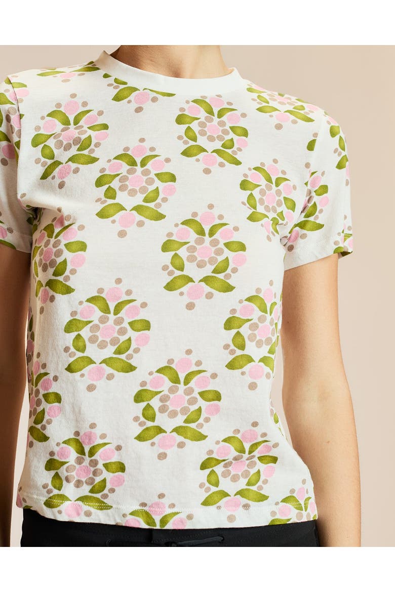 Everyday Tee, Alternate, color, White Floral