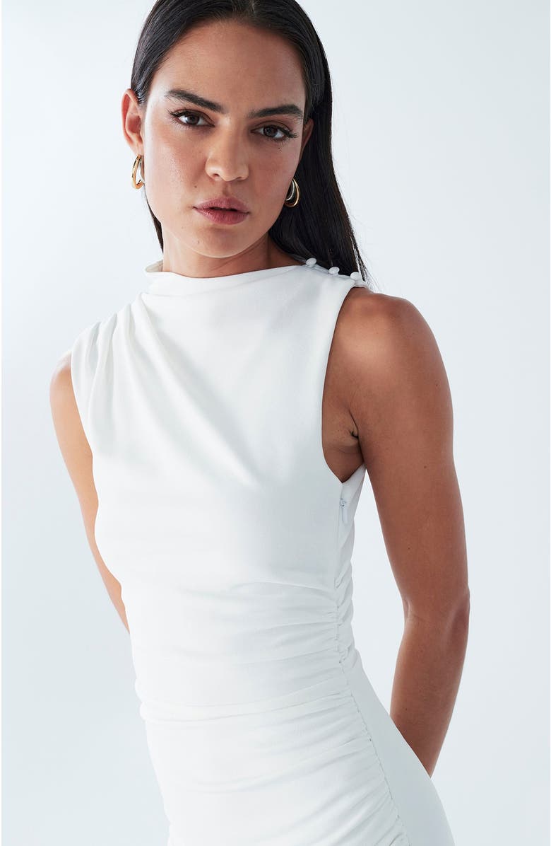 BWLDR Rory Dress, Alternate, color, White