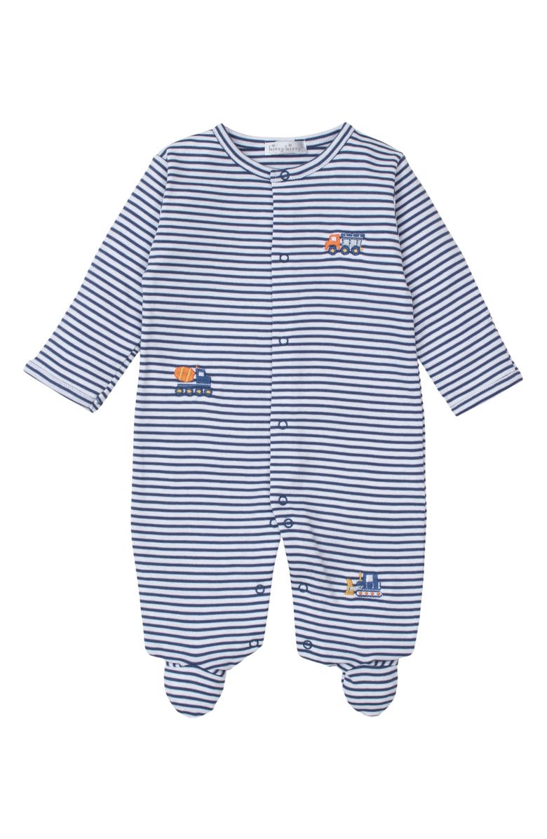 Kissy Kissy Pima Cotton Footie, Main, color, 