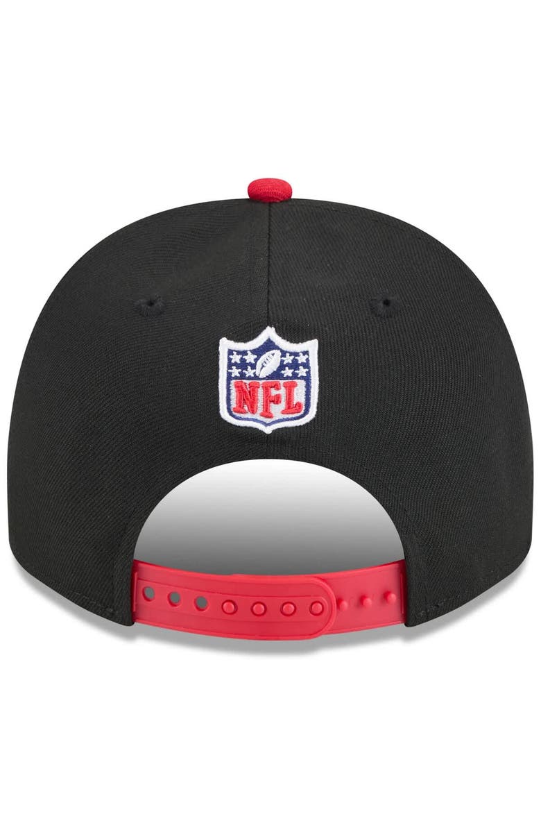 New Era Men's New Era Black/Red Tampa Bay Buccaneers 2025 NFL Draft A-Frame 9FIFTY Snapback Hat, Alternate, color, Black