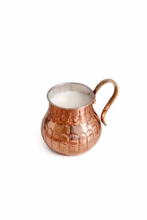Vintage French Inspired Copper Apple Blossom Candle