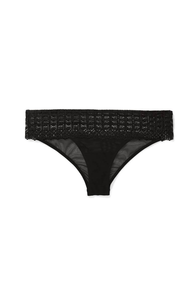 Adore Me Nymphadora Cheeky Panties, Alternate, color, Black