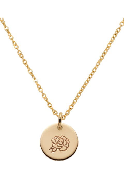 September Birth Flower Necklace