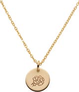 MADE BY MARY September Birth Flower Necklace