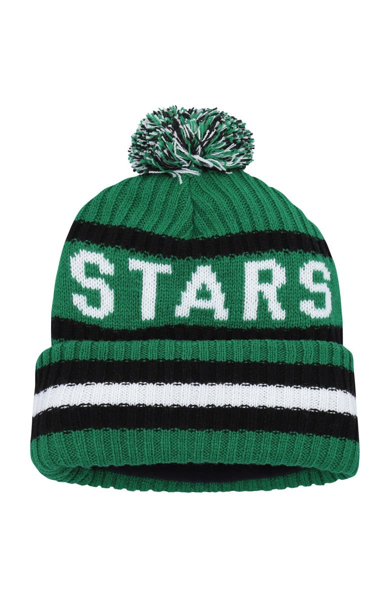 '47 Men's '47 Kelly Green Dallas Stars Bering Cuffed Knit Hat with Pom, Alternate, color, Kelly Green