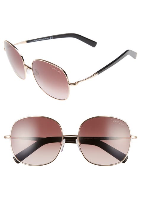 Georgina 57mm Gradient Lens Square Sunglasses