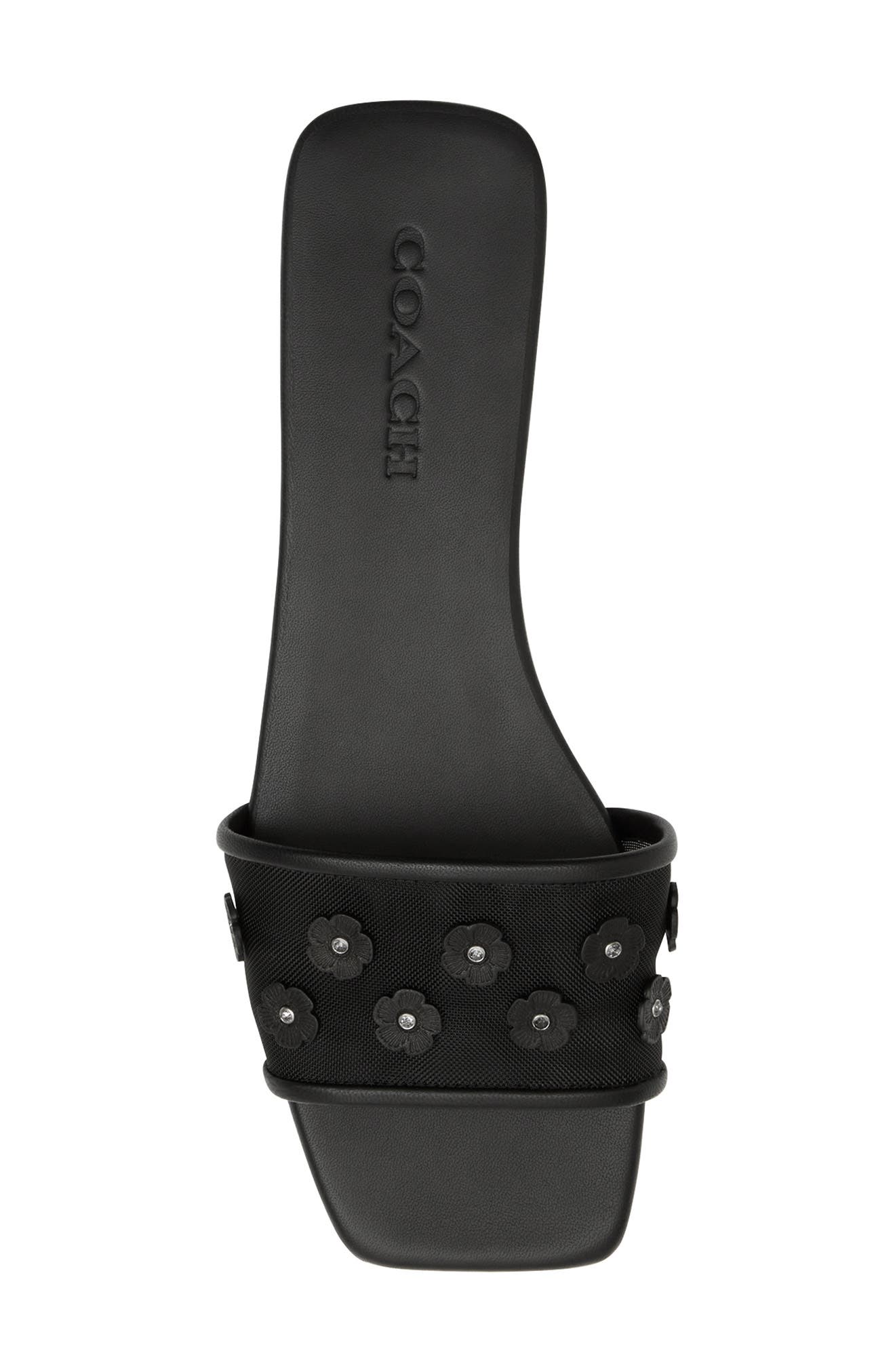 COACH Tea Rose Slide Sandal, Alternate, color, 