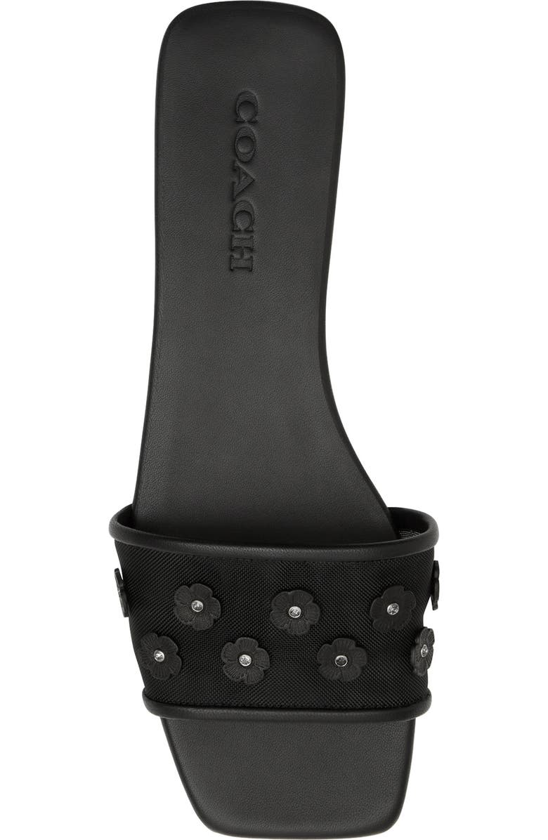 COACH Tea Rose Slide Sandal, Alternate, color,