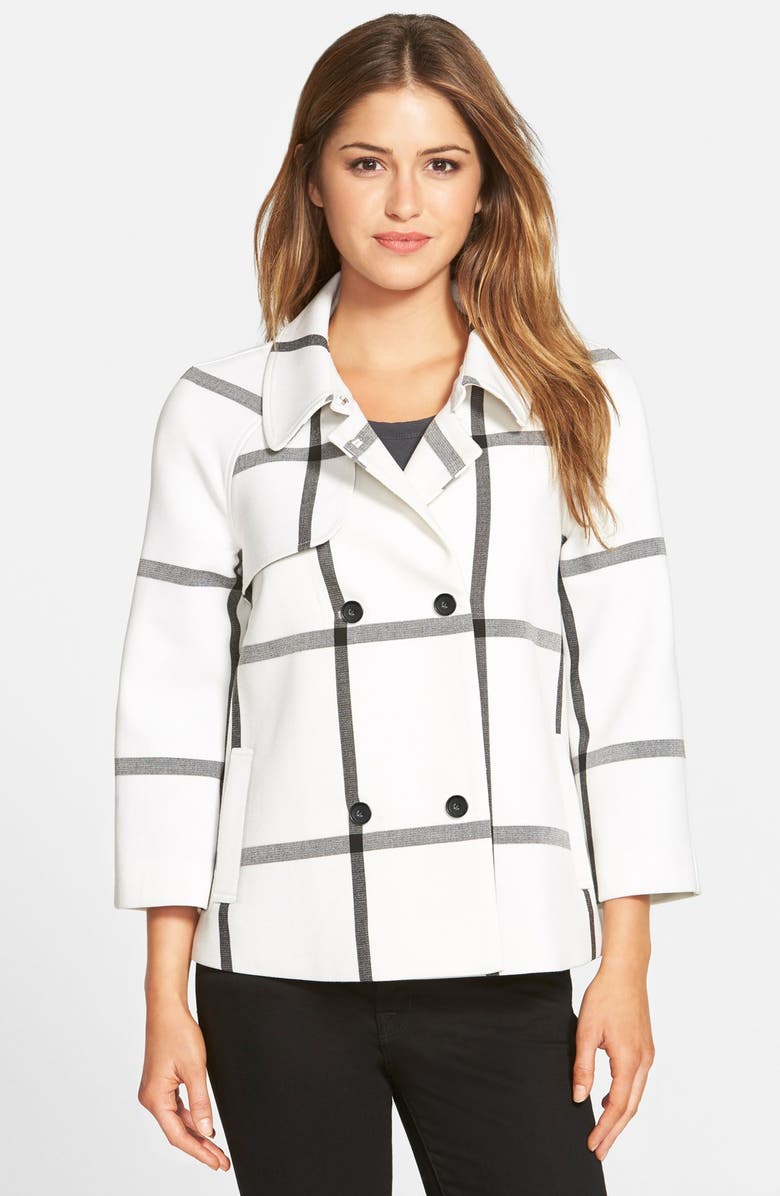 Halogen<sup>®</sup> Double Breasted Raglan Sleeve Jacket, Main, color,