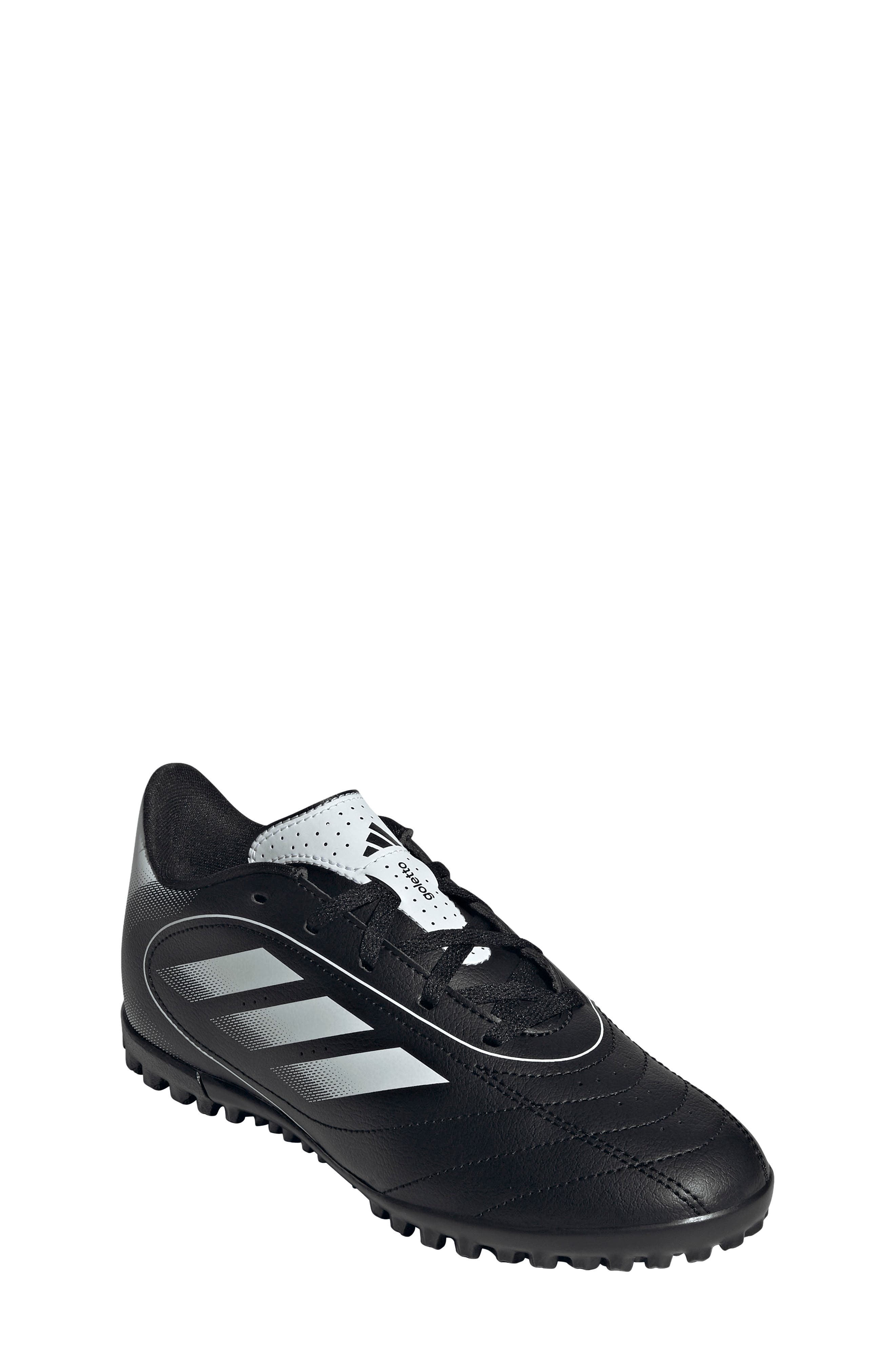 Kids' F50 Messi Club Soccer Cleat, Main, color, CORE BLACK/ WHITE