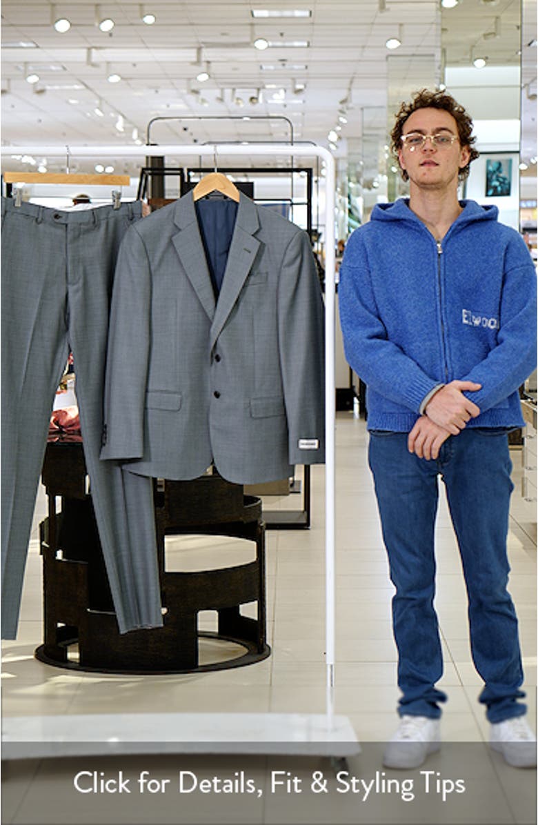 Sage Green Wool Sharkskin Suit, sales video thumbnail