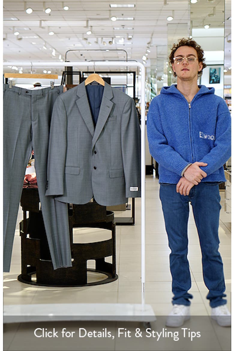 Sage Green Wool Sharkskin Suit video